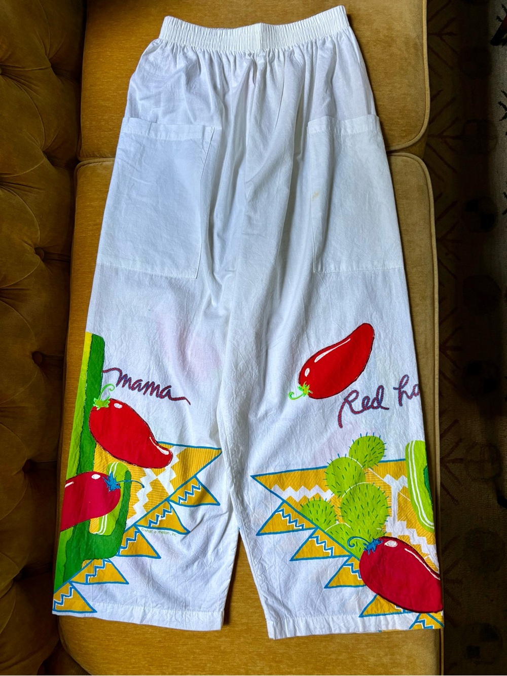 Vintage Novelty Red Hot Mama Pants!
